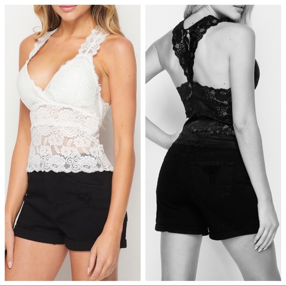 Fabulous Lace bra Tank with removable pads - Picture 4 of 4